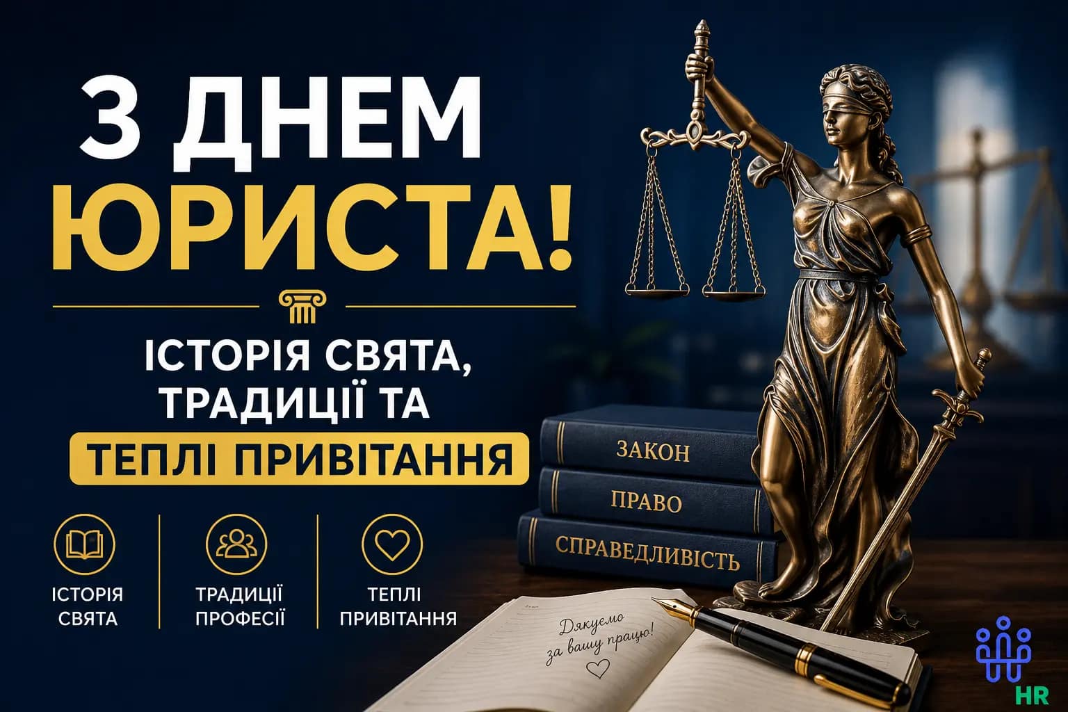 З днем юриста: історія свята, традиції та теплі привітання 2026 - Про HR