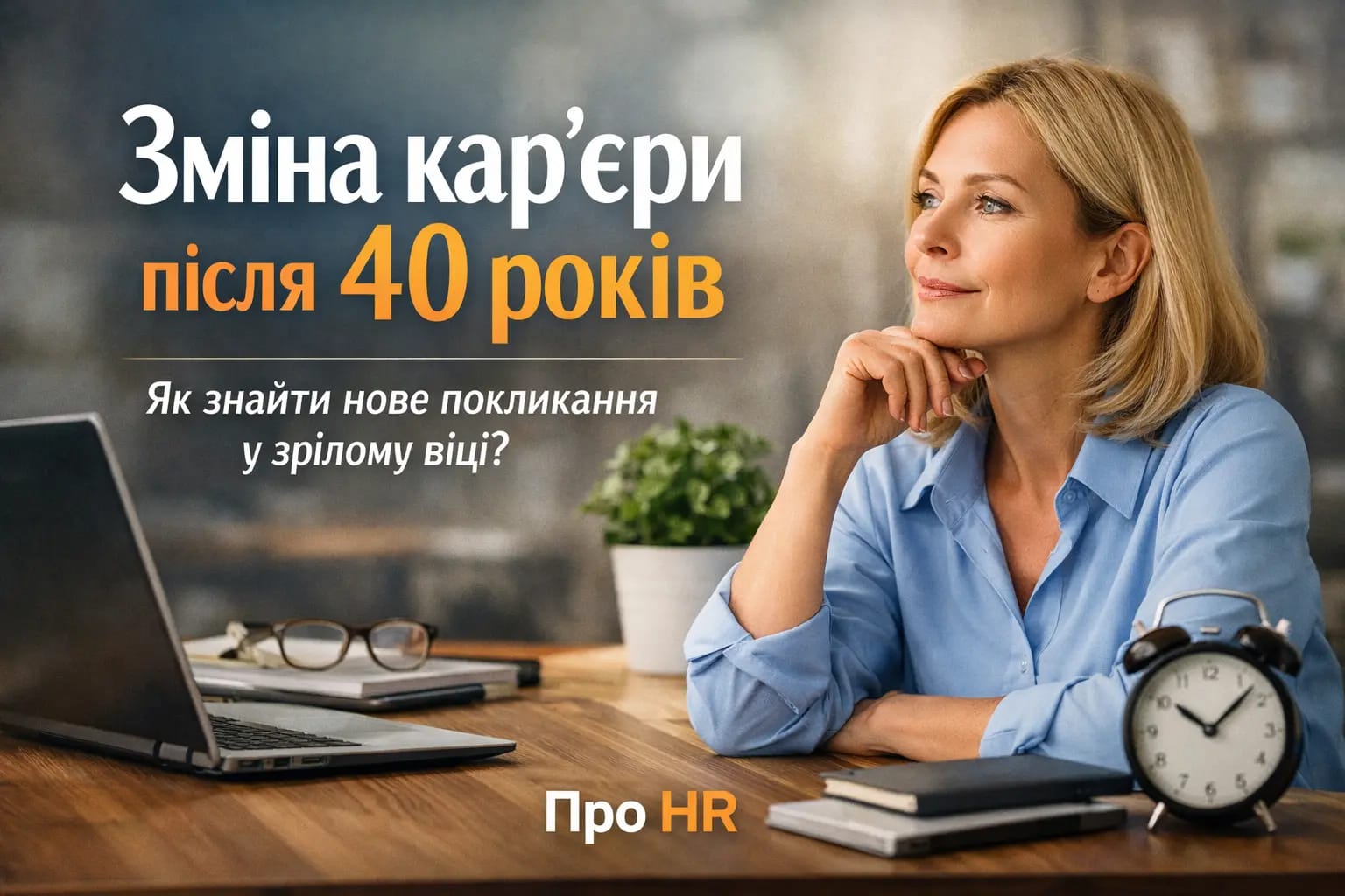 Зміна кар'єри після 40 років в Україні 2026 - Про HR