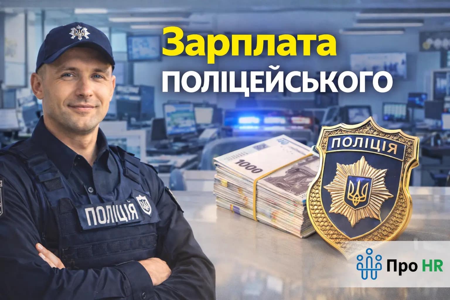 Зарплата поліцейського в Україні у 2026 році - Про HR