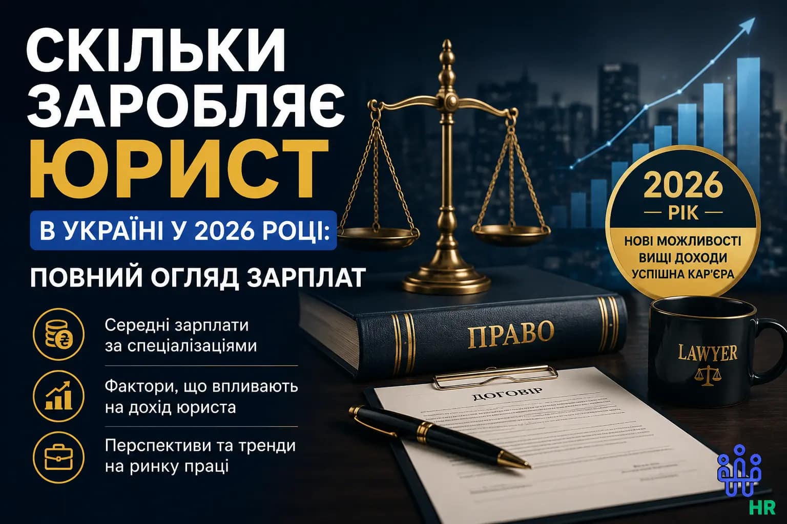 Скільки заробляє юрист в Україні у 2026 році: детальний аналіз зарплат - Про HR